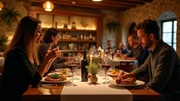 Venez savourer viandes, poissons et vins au restaurant traditionnel de Saint-Amé